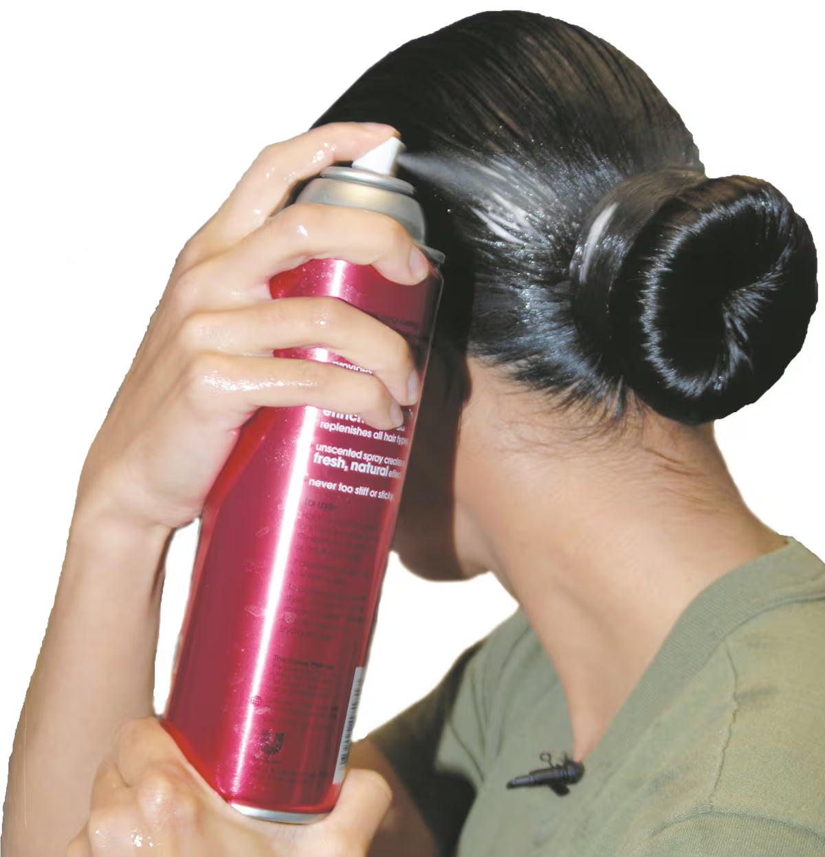 hair gel & hairspray