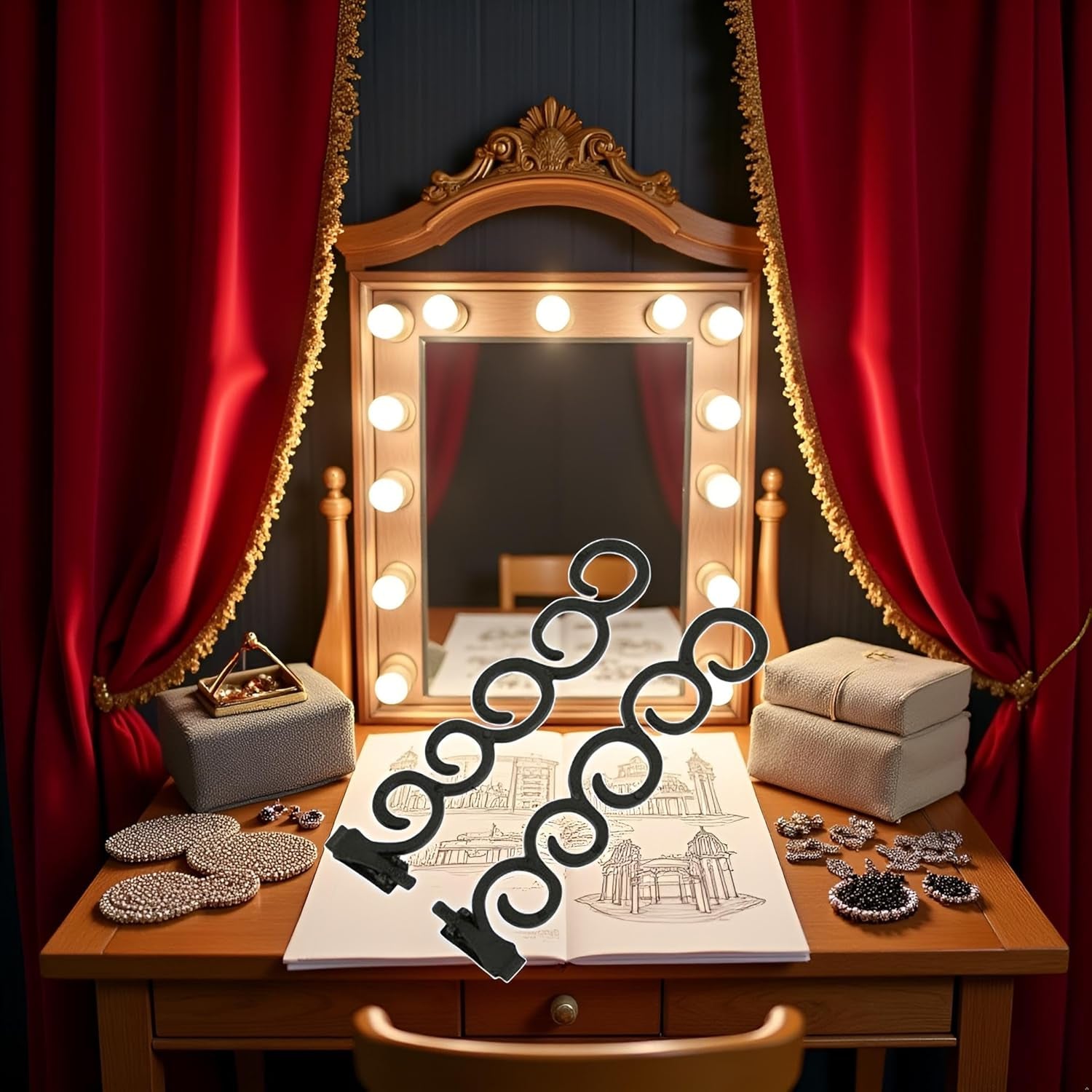 1 Pair Black DIY Styling Ponytail Maker French Braid Tool - Braiding Hair Styling Clip for Women and Girls