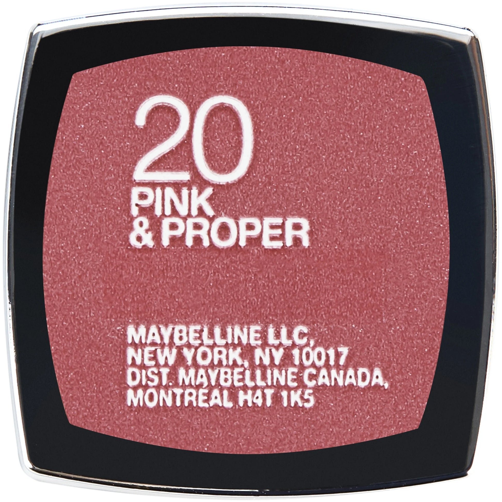 Color Sensational Cream Finish Lipstick, Pink and Proper