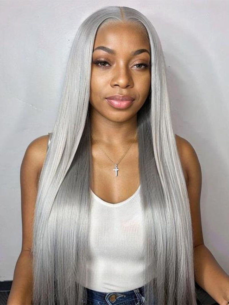 32 Inch Burgundy Long Straight Wigs for Women, Gorgeous Fluffy Wigs without Bangs, Synthetic Lace Front Wigs for Party, Daily Use, Birthday Outfits 2024 Glueless Wigs