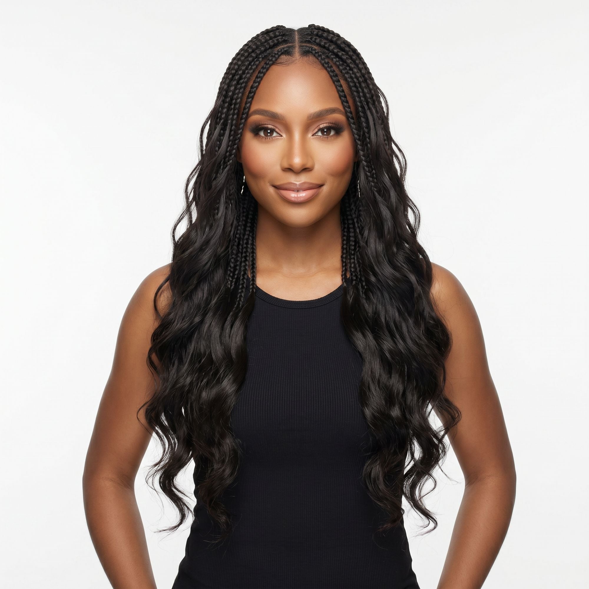 16" Body Wave Feather Crochet