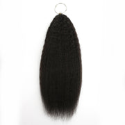 16" Kinky Straight Feather Crochet