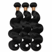 Jet Black Body Wave Human Hair Bundle Deal