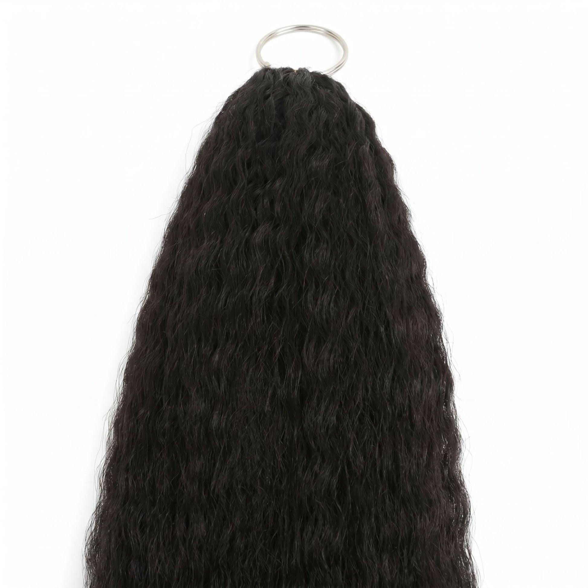 20" Kinky Straight Feather Crochet