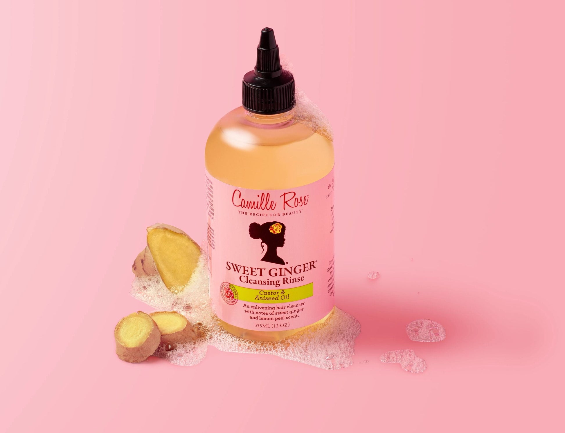 Sweet Ginger Cleanse & Refresh All Ages Cleansing Rinse with Ginger Root & Aniseed Oil, 12Oz