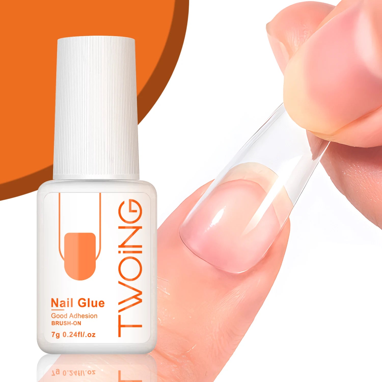 7G Super Strong Nail Glue for False Nail Tips, Acrylic Nails,Press on Nails,Fake Nails Art Decoration Lasting Adhesion