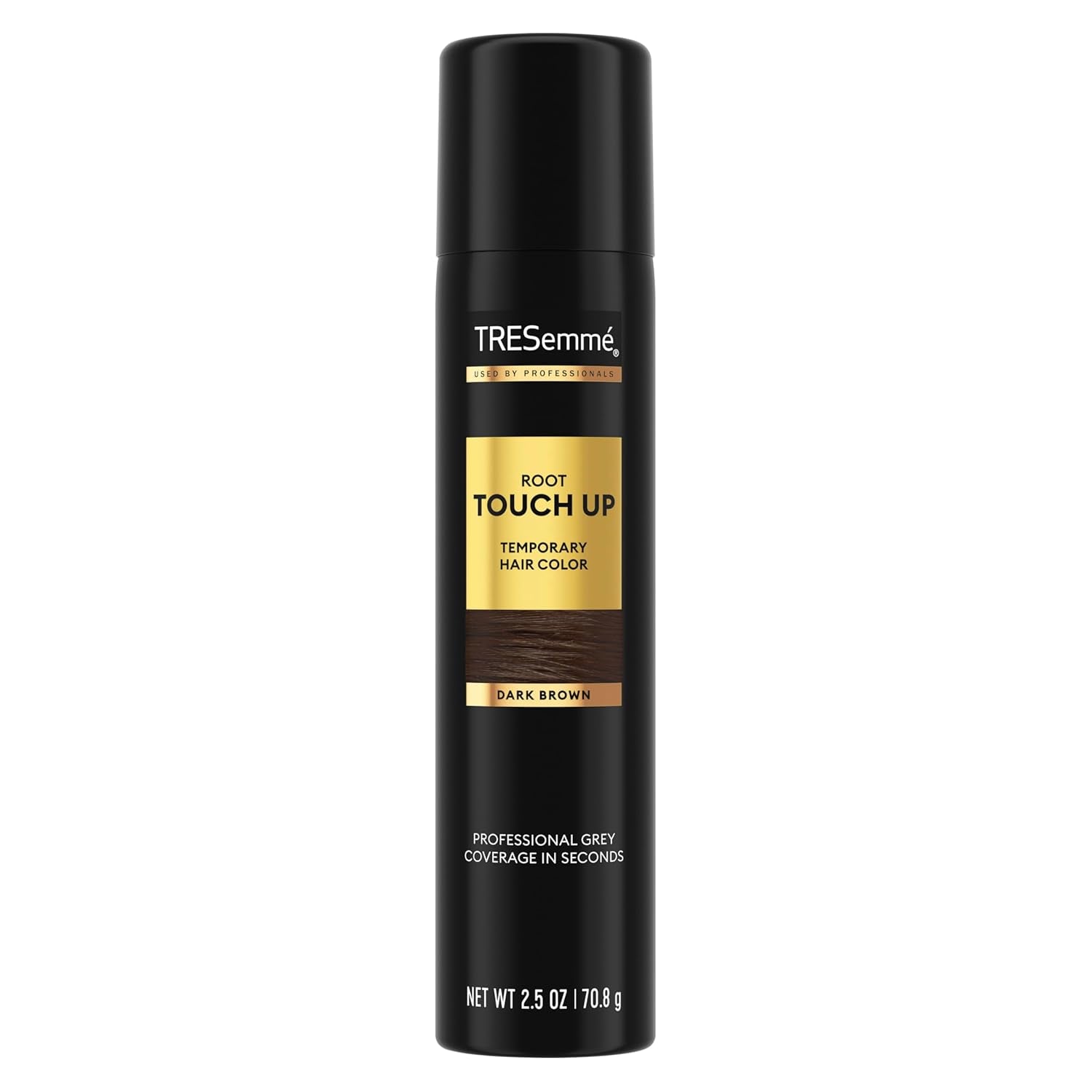 Temporary Hair Color Root Touch-Up Dark Brown Ammonia-Free, Peroxide-Free Root Cover up Spray 2.5 Fl Oz