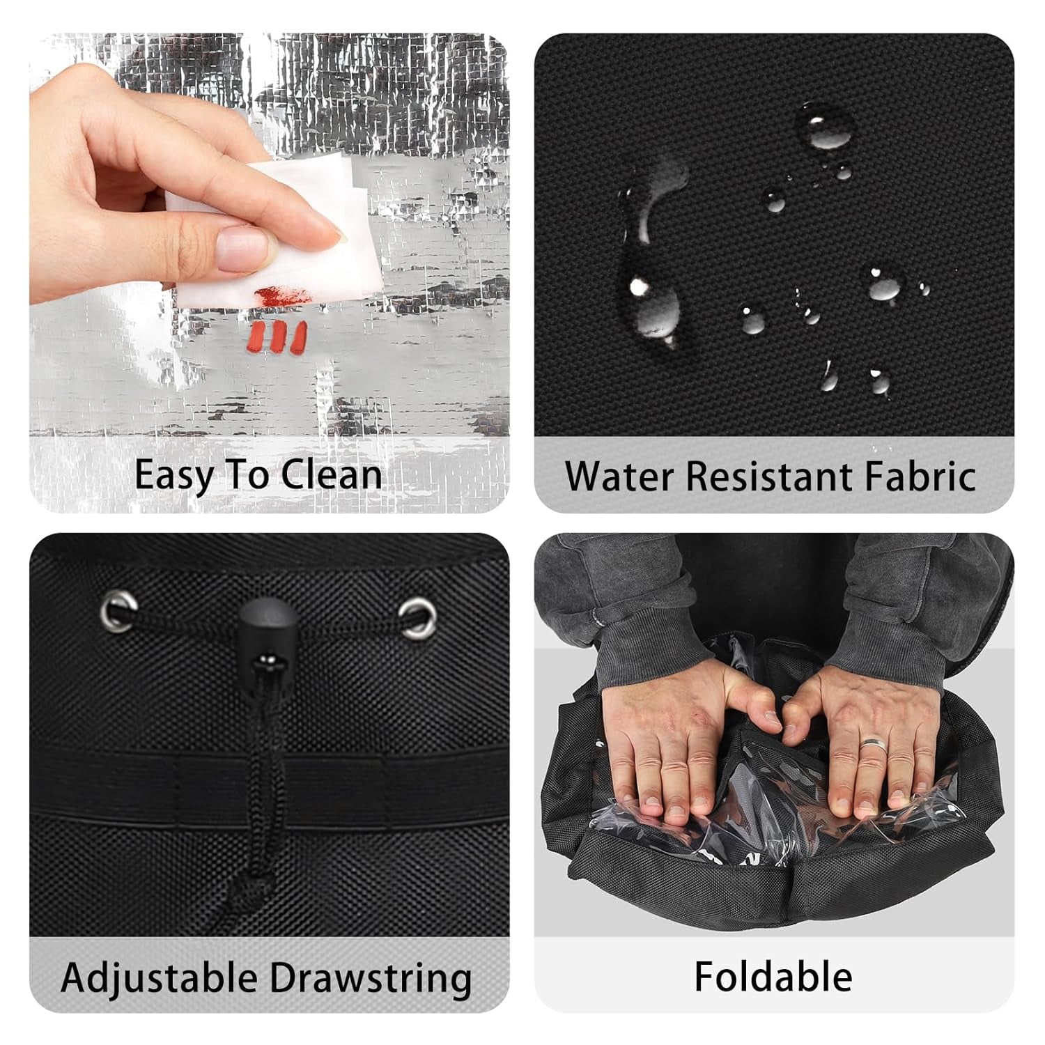 2-Piece Hairstylist Travel Bag Set: Large Capacity, Heat Resistant, Professional Makeup & Waterproof Shower Bag