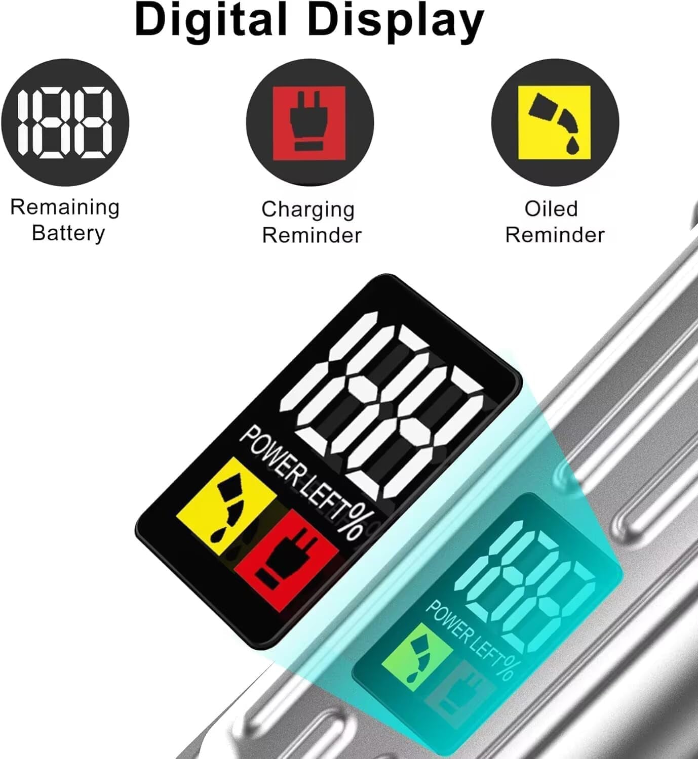 Mens Hair Clippers Cord Cordless Hair Trimmer Professional Haircut Kit for Men Rechargeable LED Display