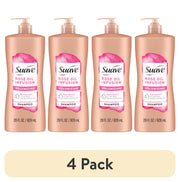 (4 Pack)  Professionals Rose Oil Infusion Shampoo with Pump, Volumizing, All Ages, 28 Fl Oz