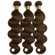 Medium Brown Body Wave Human Hair Bundle Deal