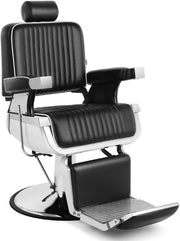 Barber Chair Barbershop Chairs Hydraulic Recline Barber Chairs Salon Chair for Hair Stylist Tattoo Chair Barber Salon Equipment(Black1)