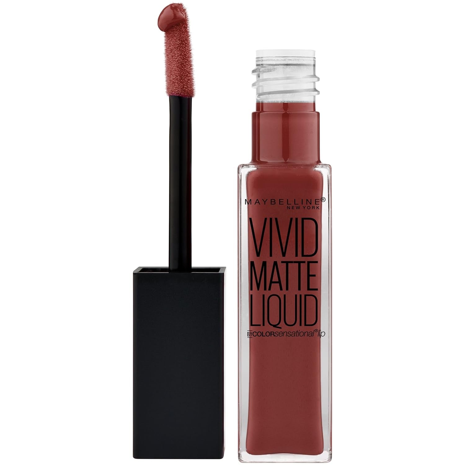 Color Sensational Vivid Matte Liquid Lipstick, Coffee Buzz, 0.26 Fl. Oz.