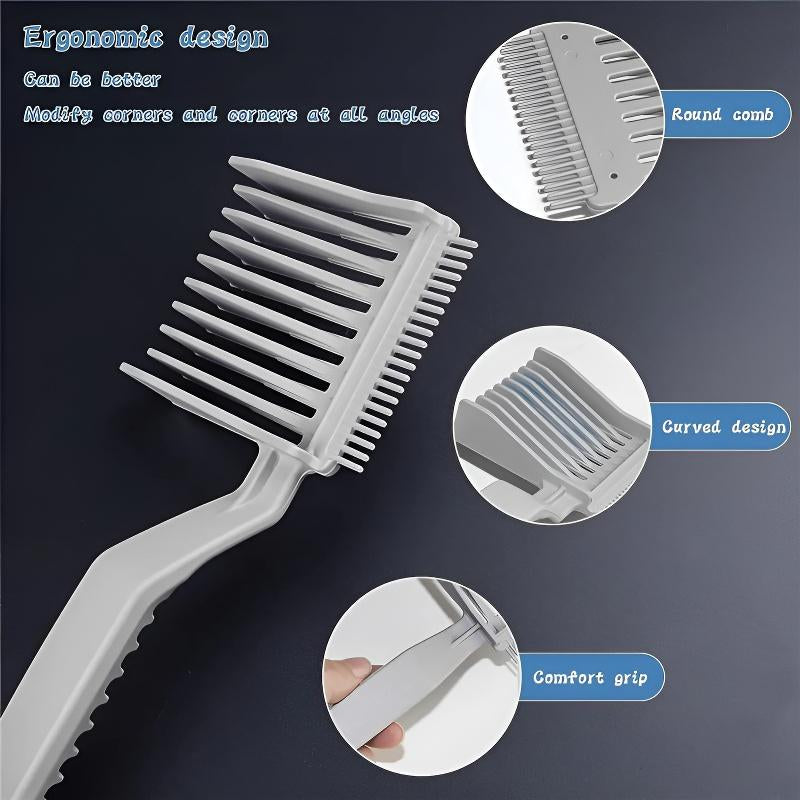 Professional 3PCS Haircut Combs for Men – Long Handle, No Heat, Anti-Slip Design for Easy At-Home Trims. Ideal for Dads, Husbands, and Kids. Master Home Barbering without the Salon Visit!