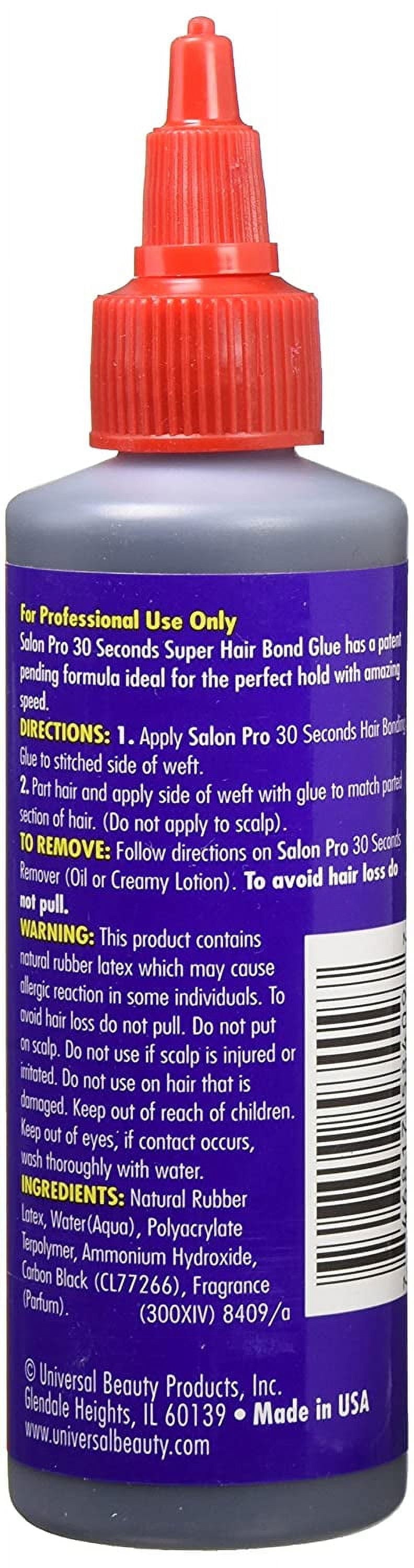 Salon Pro 30 Second Hair Bonding Glue 2 Oz