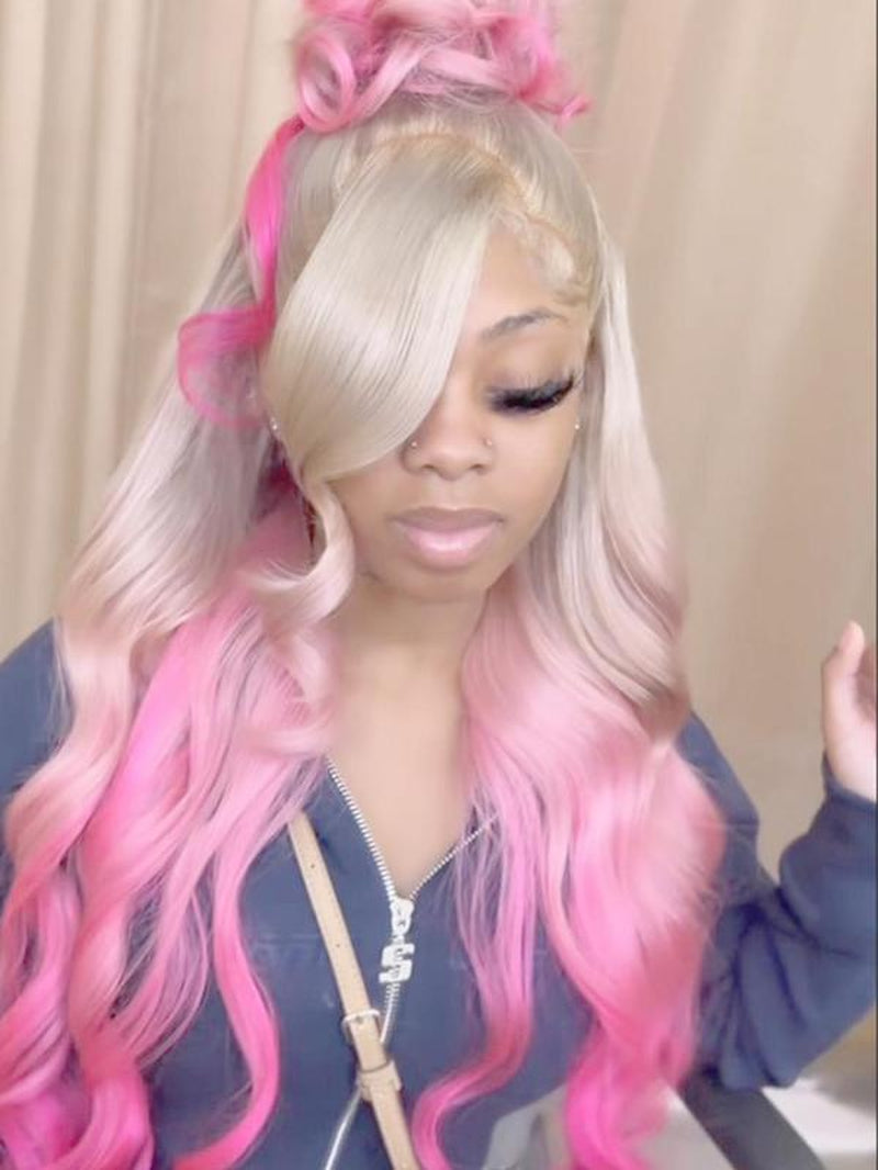 Long Body Wavy Wigs That Look like Real Hair, Gorgeous Fluffy Wigs without Bangs, Synthetic Wigs for Party, Water Wave Wigs