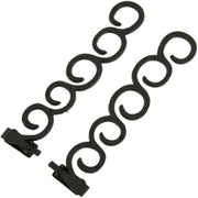 1 Pair Black DIY Styling Ponytail Maker French Braid Tool - Braiding Hair Styling Clip for Women and Girls