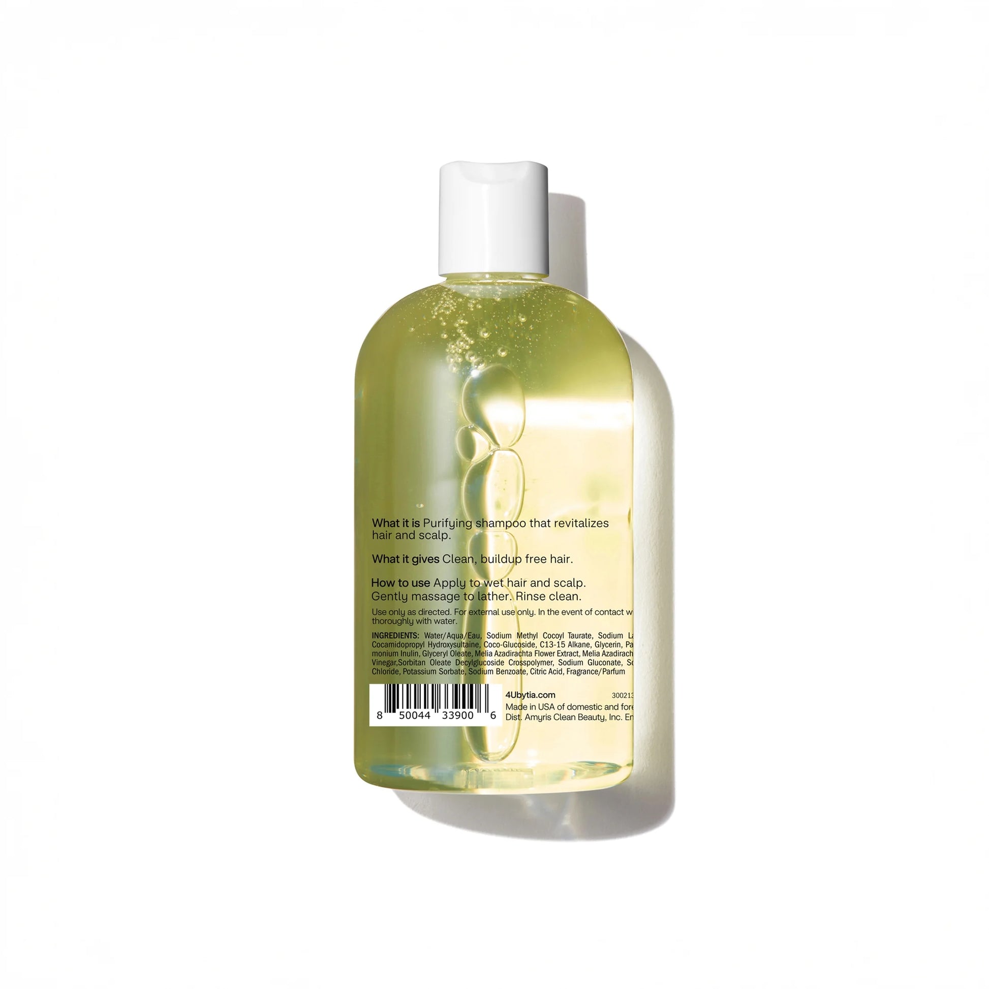 Clarifying Shampoo with Apple Cider Vinegar and Hemi15, 13 Fl Oz