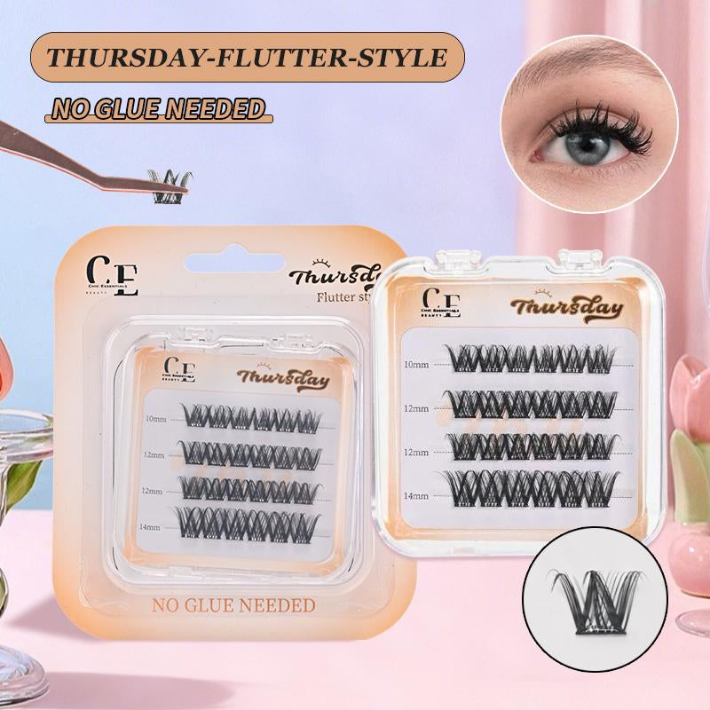 Buy 2 Get a Eyeliner-7 Days No Glue Needed Eyelashes Collection-No Glue Needed Lash Set - 7 Unique Styles for Natural to Glamorous Looks - Self Adhesive Lashes, Travel Friendly