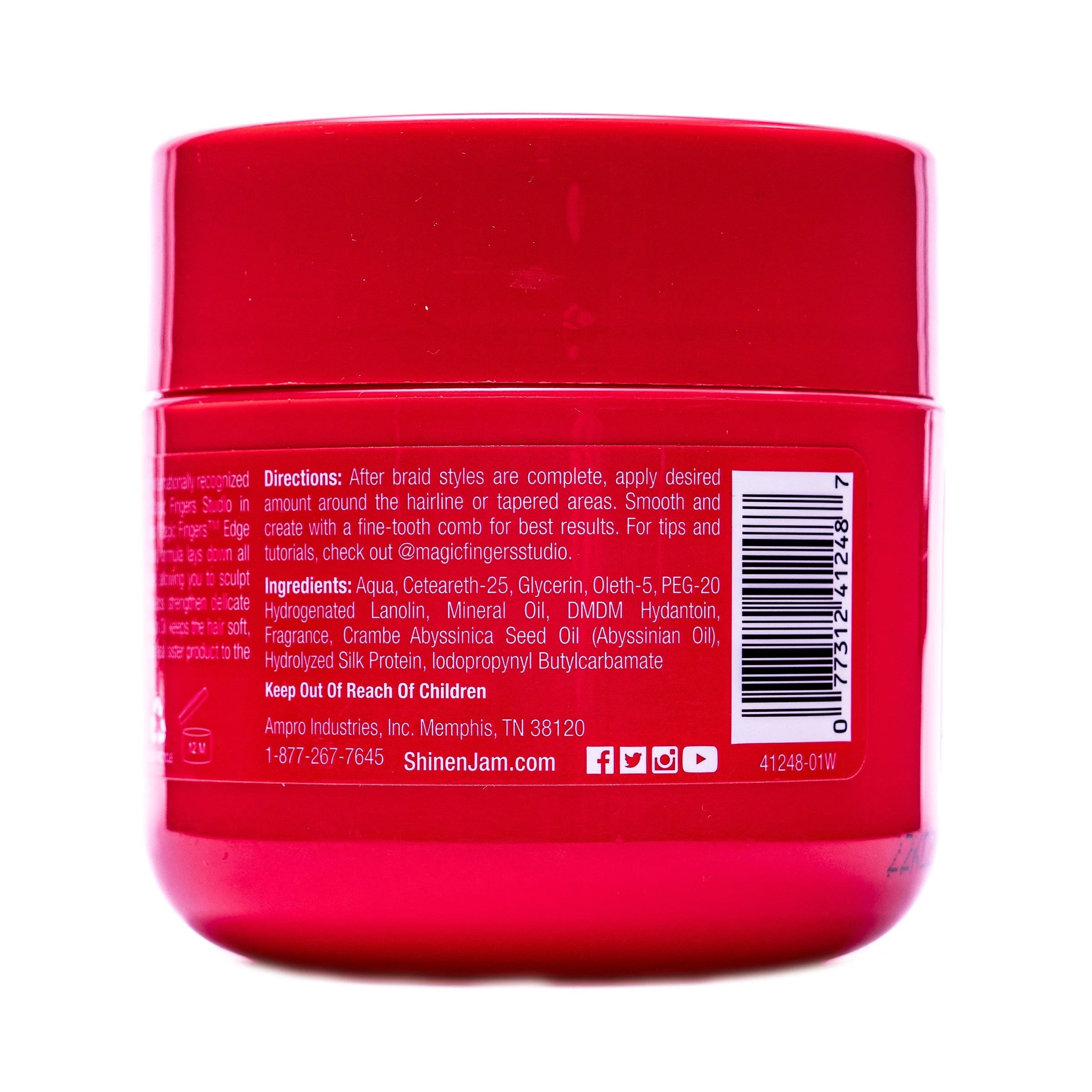 Shine 'N Jam® Magic Fingers® Edge Magic Gel, Frizz Control, 4 Oz., Female