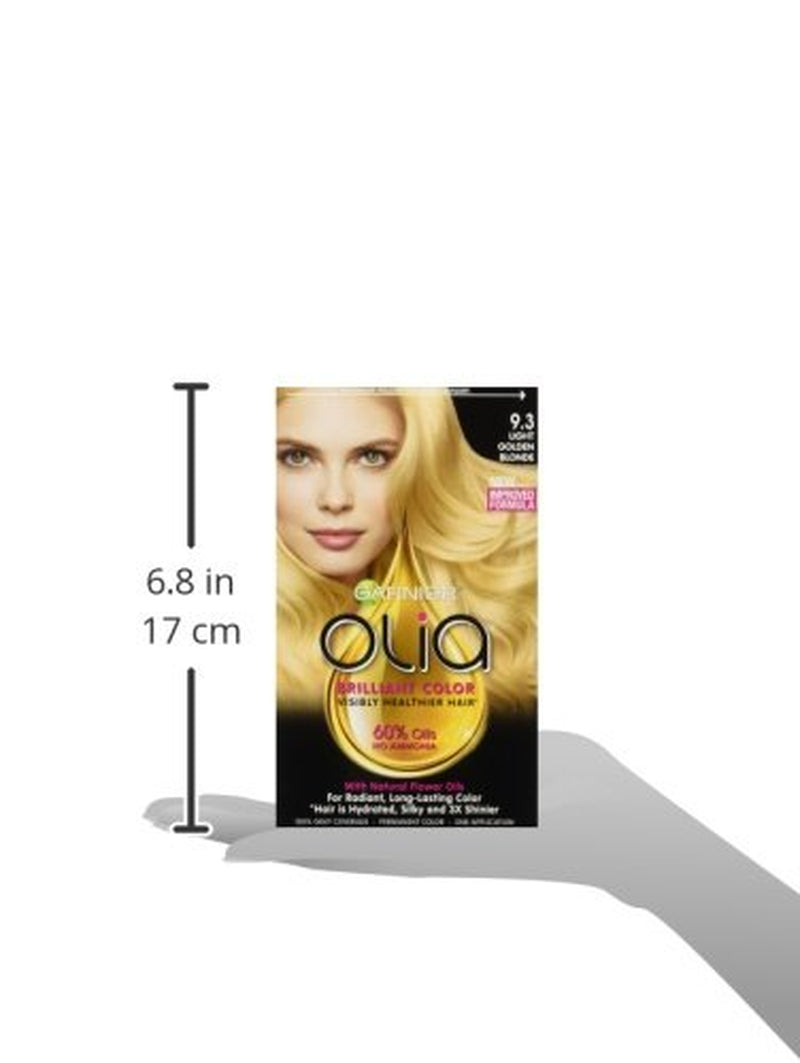 Olia Ammonia-Free Brilliant Color Oil-Rich Permanent Hair Color, 9.3 Light Golden Blonde (1 Kit) Blonde Hair Dye (Packaging May Vary)