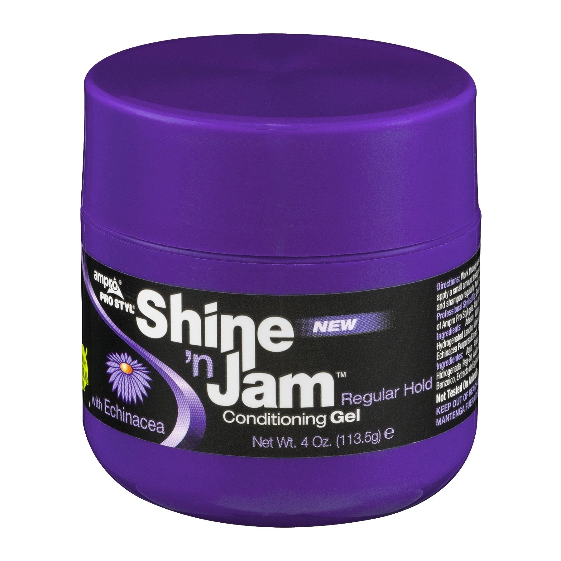 Shine N Jam Nourishing Moisturizing Jar Hair Styling Gel, 4 Oz., Unisex