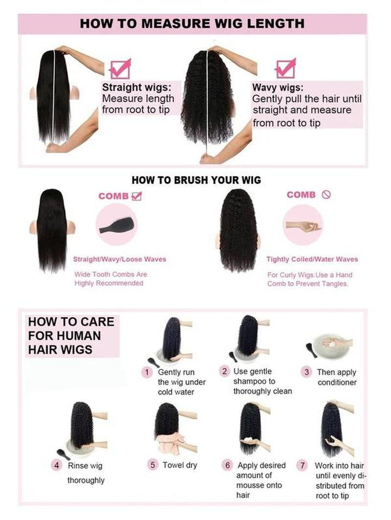 13X4 Lace Front Human Hair 26Inch Straight #4 Wig 180% Density