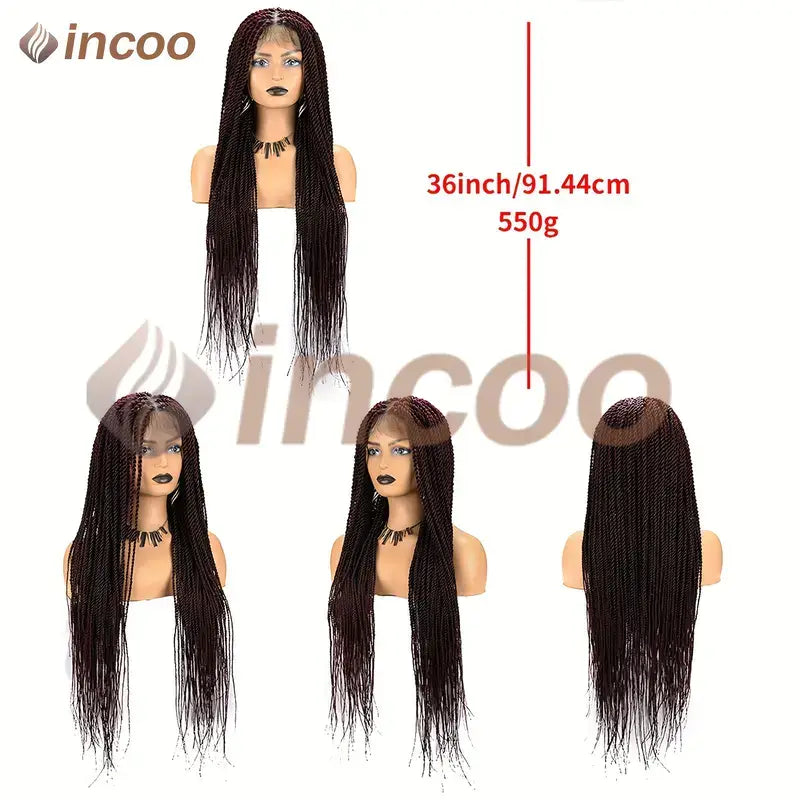 36in Senegalese Box Twist Braid Wig