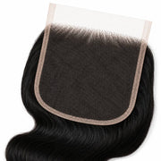 Jet Black Body Wave 6x6 HD Lace Closure