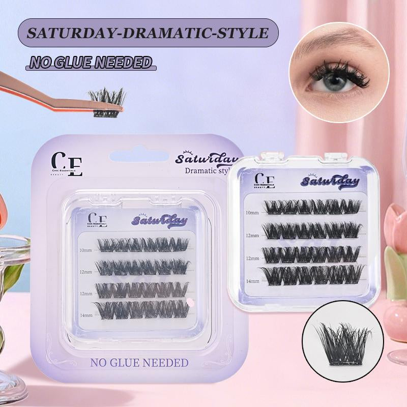 Buy 2 Get a Eyeliner-7 Days No Glue Needed Eyelashes Collection-No Glue Needed Lash Set - 7 Unique Styles for Natural to Glamorous Looks - Self Adhesive Lashes, Travel Friendly