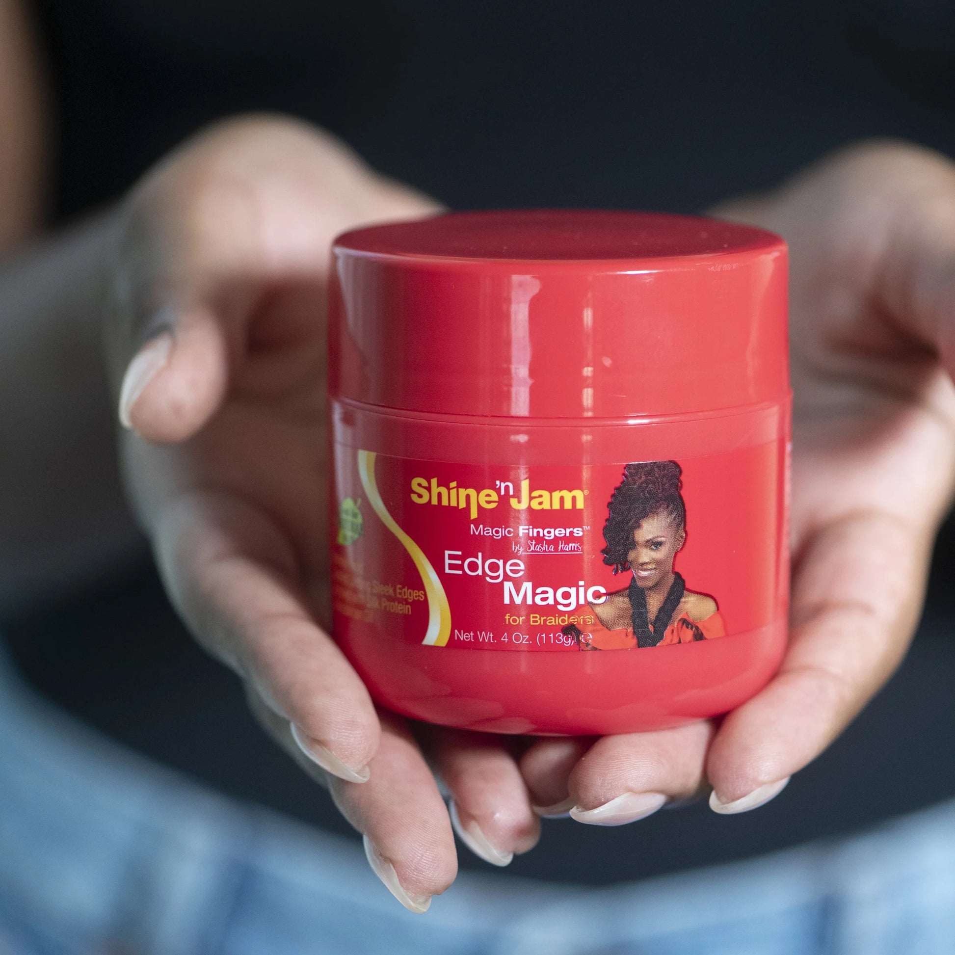 Shine 'N Jam® Magic Fingers® Edge Magic Gel, Frizz Control, 4 Oz., Female