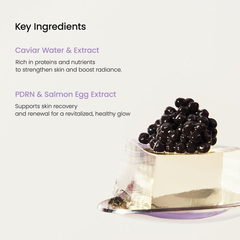 [Biodance] Korean OG PDRN Rejuvenating Caviar Real Deep Mask 34G * 4Ea, Hypoallergenic Moisturizing Overnight Hydrogel Facial Sheet Mask for Sensitive Skin Repair