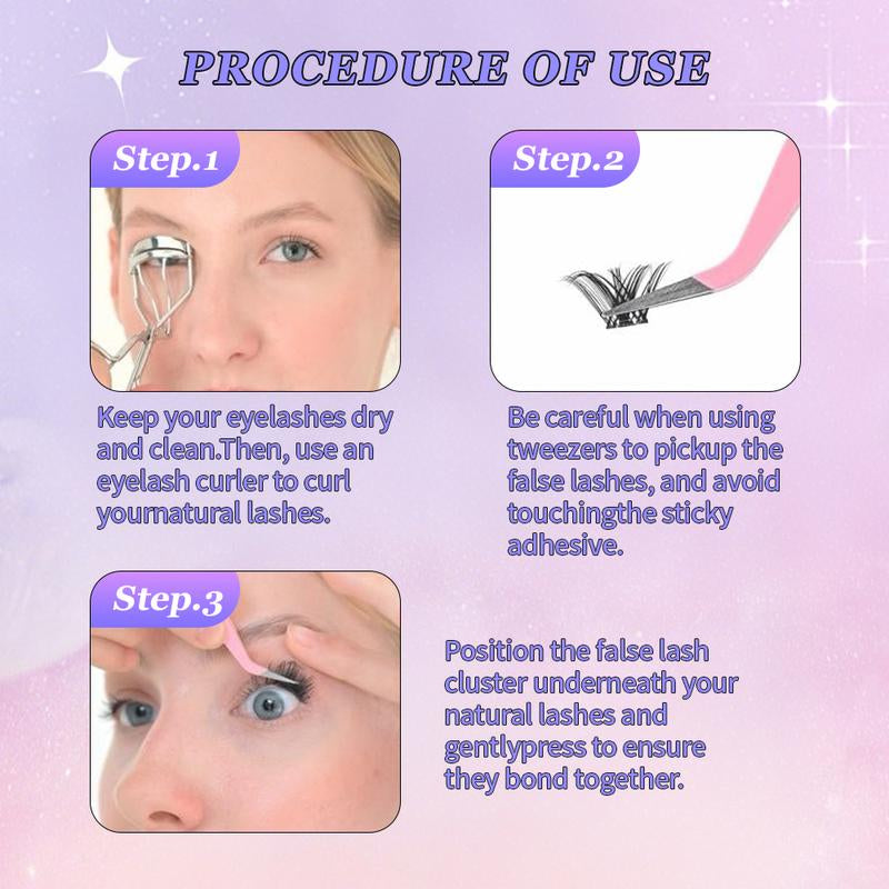 Buy 2 Get a Eyeliner-7 Days No Glue Needed Eyelashes Collection-No Glue Needed Lash Set - 7 Unique Styles for Natural to Glamorous Looks - Self Adhesive Lashes, Travel Friendly