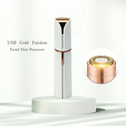 Women'S Painless Hair Remover, White/Rose Gold