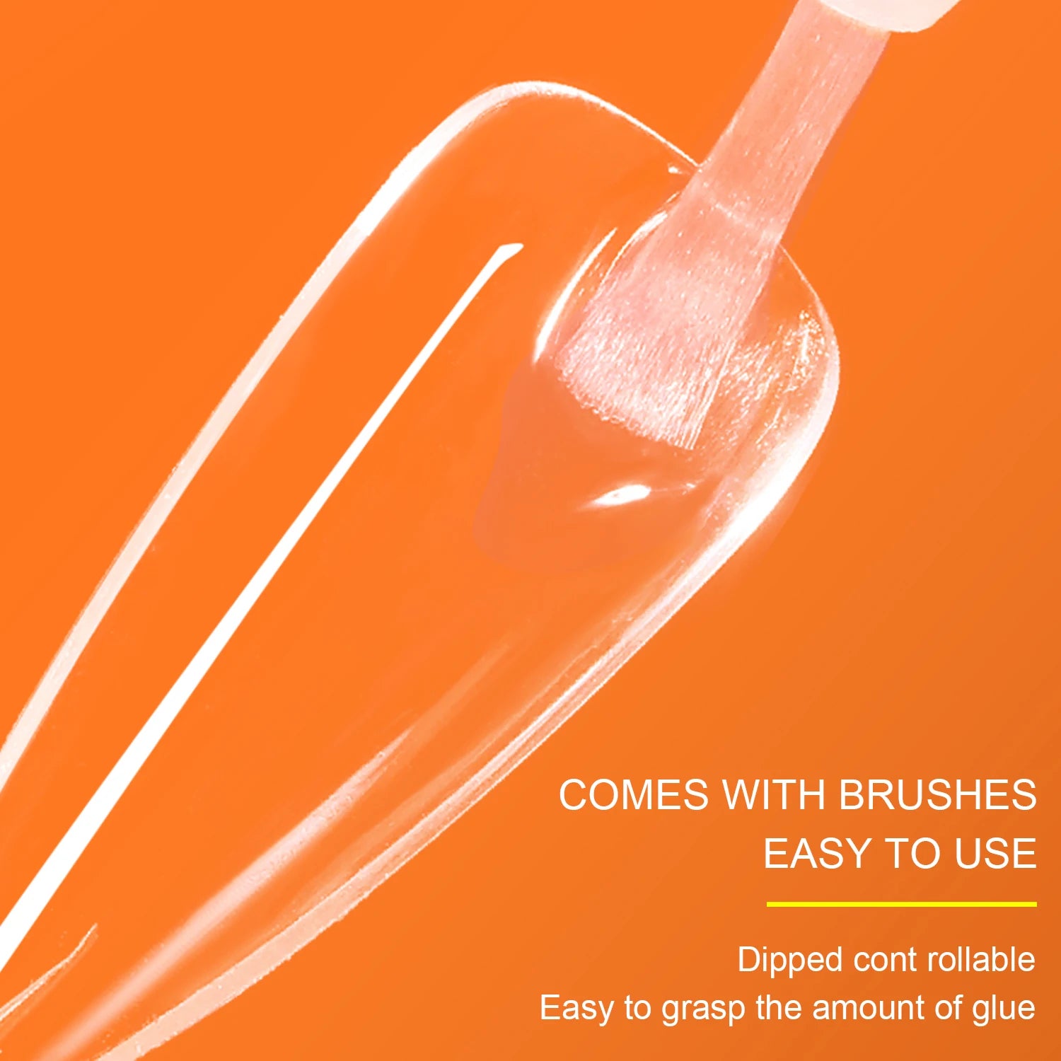 7G Super Strong Nail Glue for False Nail Tips, Acrylic Nails,Press on Nails,Fake Nails Art Decoration Lasting Adhesion