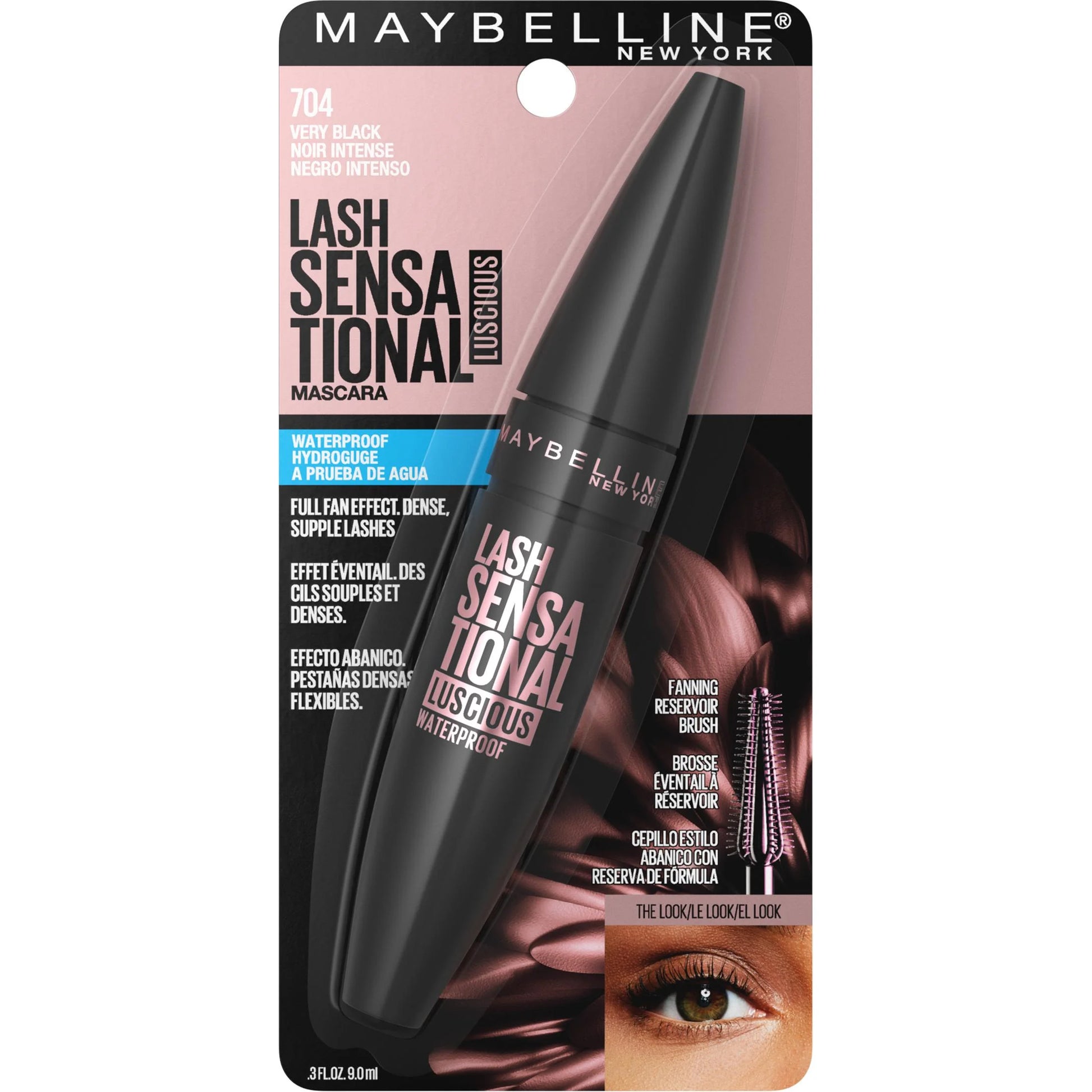 Lash Sensational Luscious Waterproof Mascara, Very Black