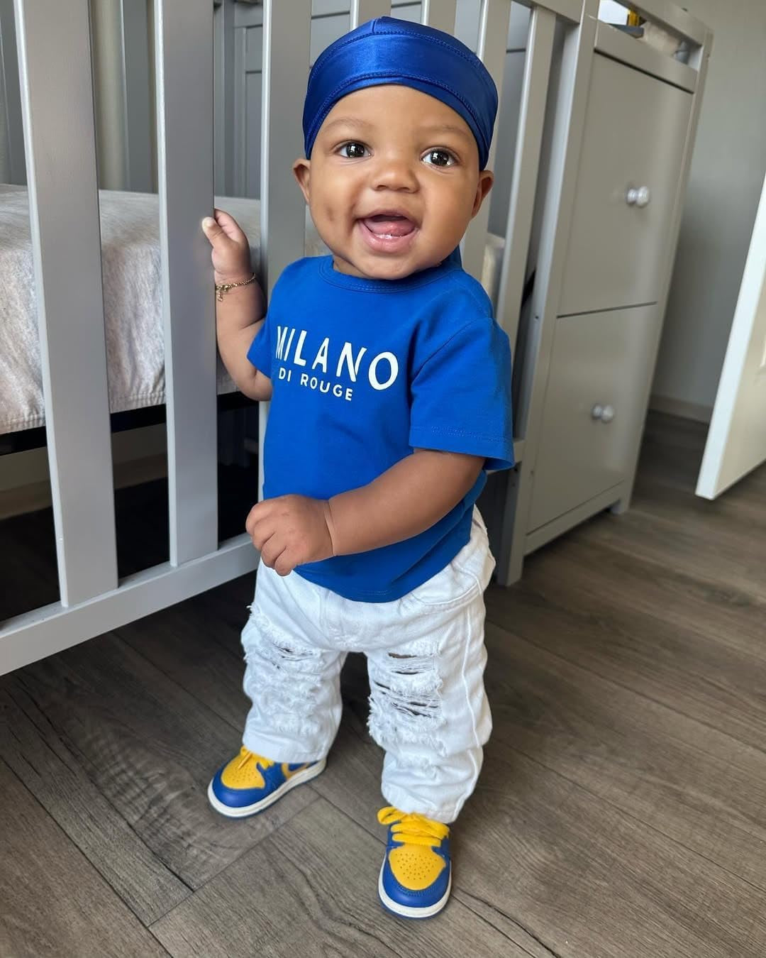 2 PCS Silky Satin Baby Durags for Boys Girls Infant