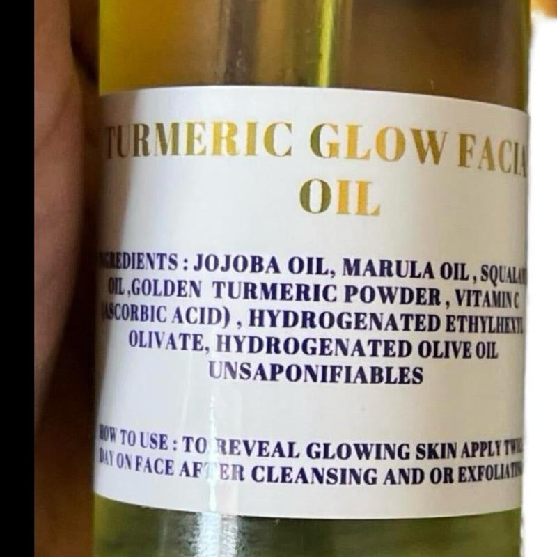 Turmeric Moisturizer and Oil Facial Set with Snow Mushroom and Ceramides for Hydrated and Nourished Skin - Moisture Care Products Moisturizer and Oil Skincare