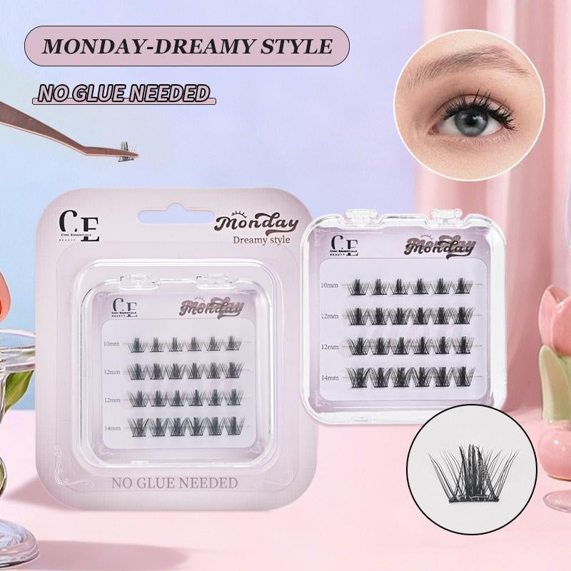 Buy 2 Get a Eyeliner-7 Days No Glue Needed Eyelashes Collection-No Glue Needed Lash Set - 7 Unique Styles for Natural to Glamorous Looks - Self Adhesive Lashes, Travel Friendly