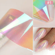 Marble Series Aurora Nail Art Transfer Foils Decals