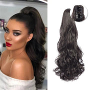 New Long Curly Ponytail Hair Extension with Clip