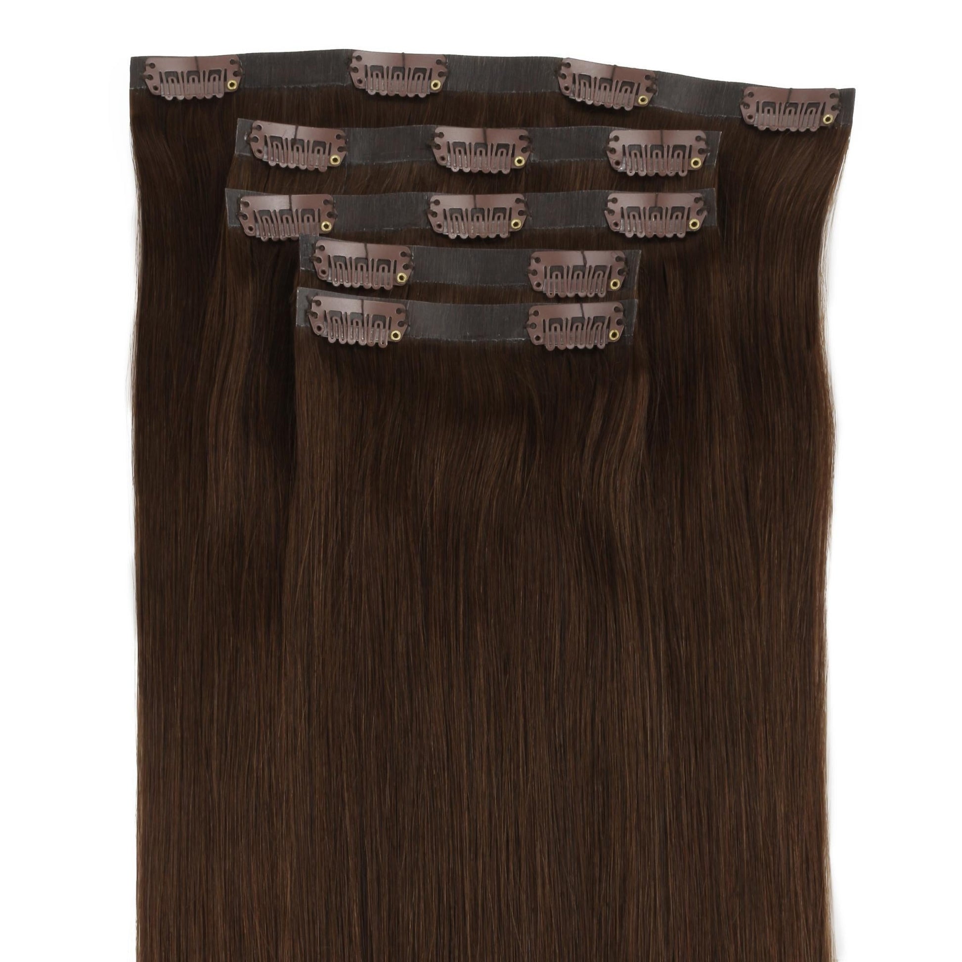 Dark Brown Seamless Clip-ins