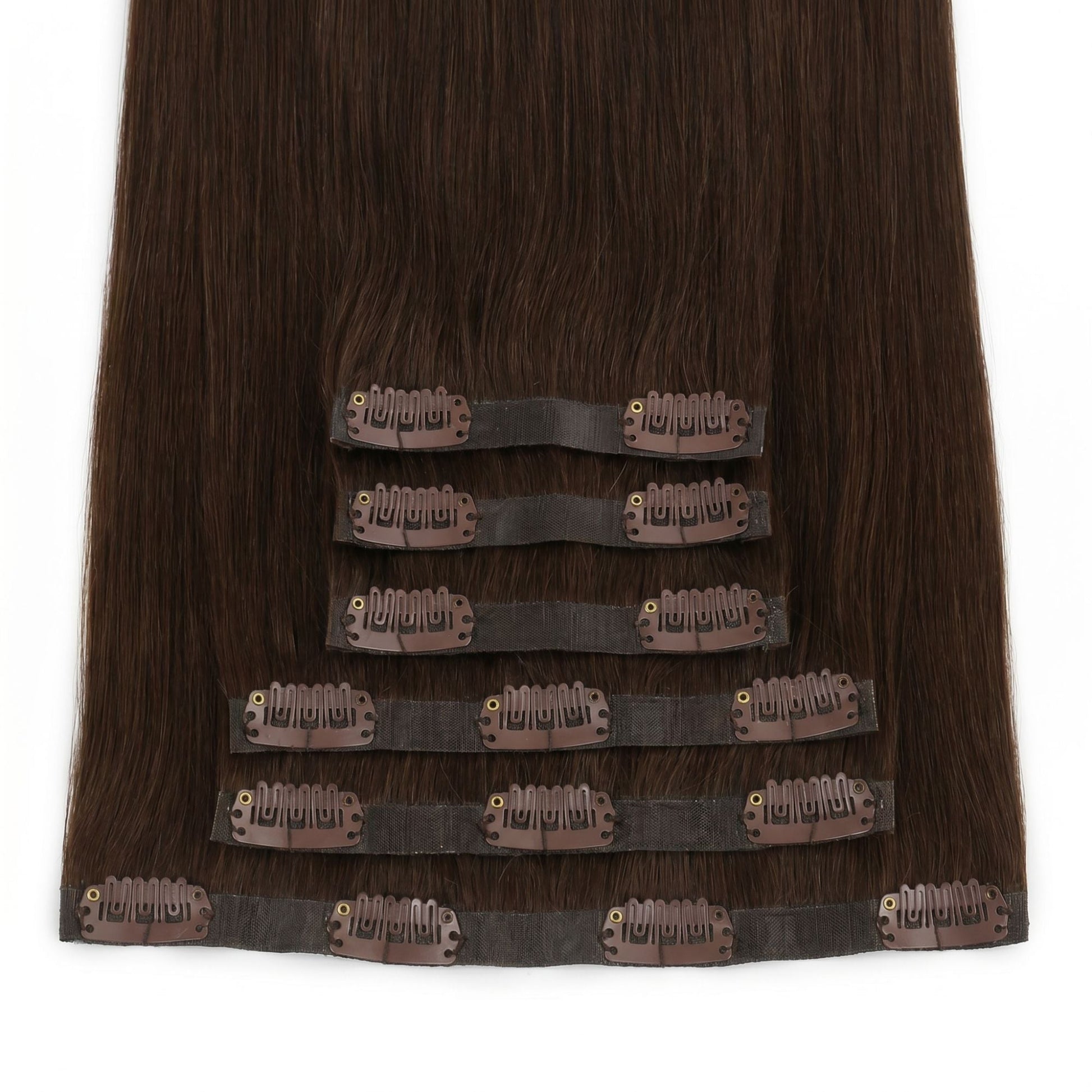 Dark Brown Seamless Clip-ins
