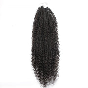 Deep Wave Boho Braids with Human Hair Blend