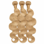 Honey Blonde Body Wave Human Hair Bundle Deal