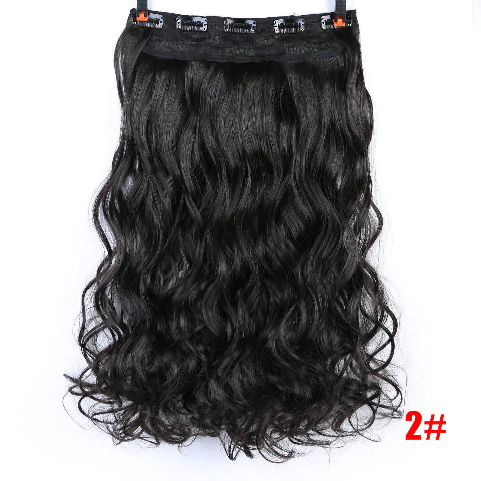 Fashionable Wavy Clip-In Hair Extensions for Women