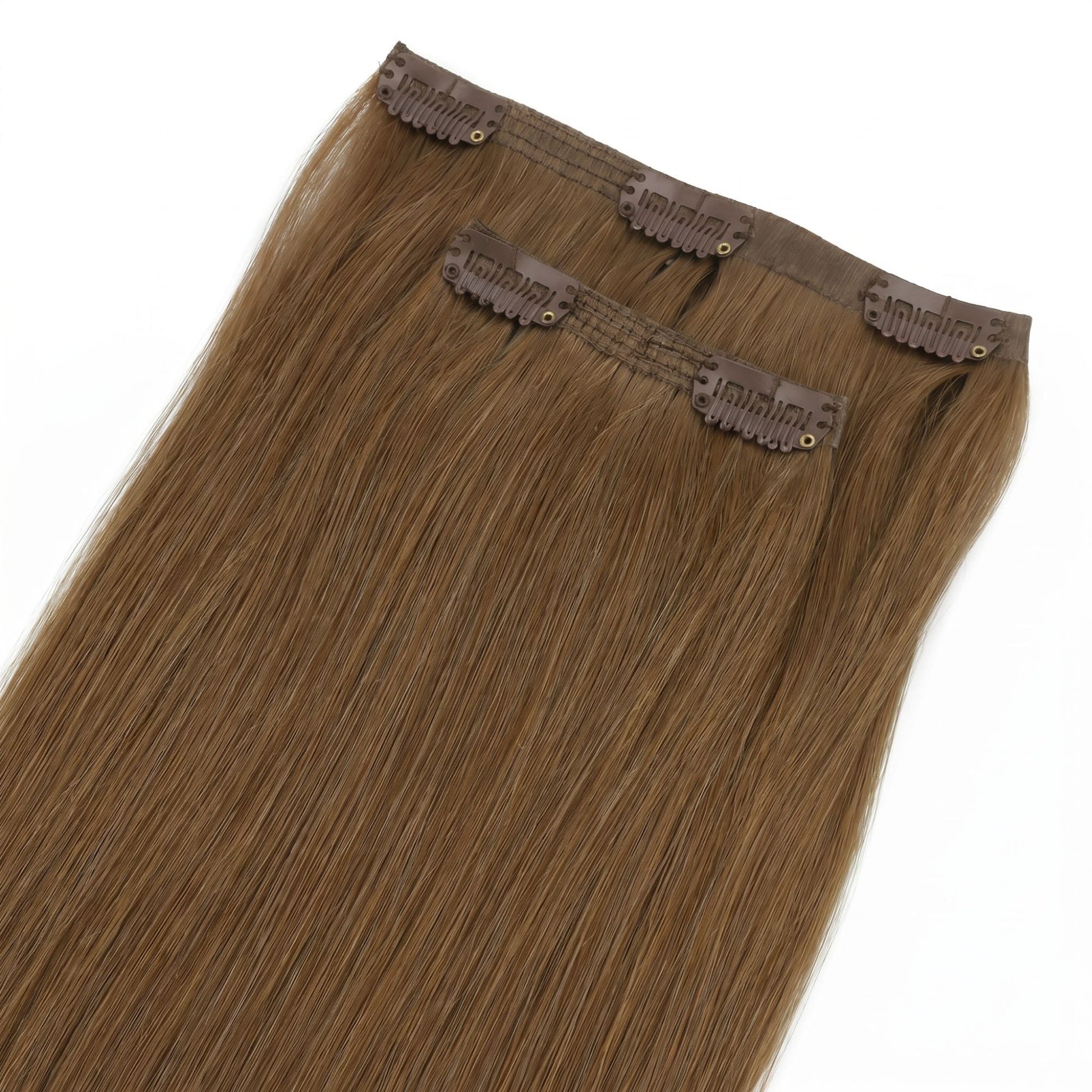 Medium Chestnut Brown Seamless Clip-ins
