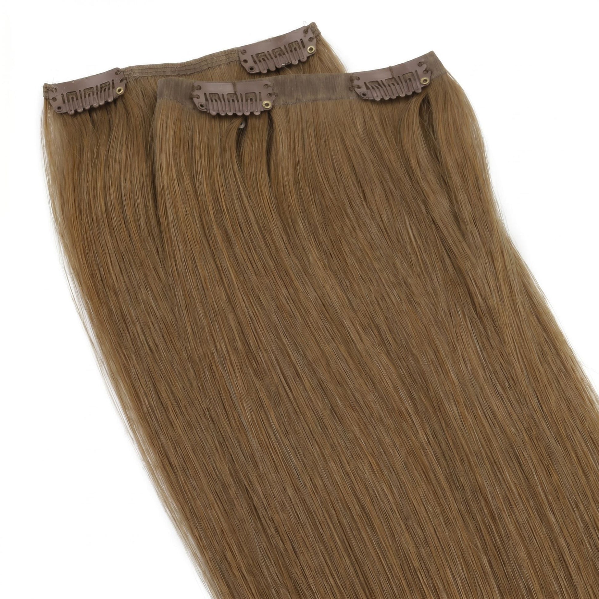 Medium Chestnut Brown Seamless Clip-ins