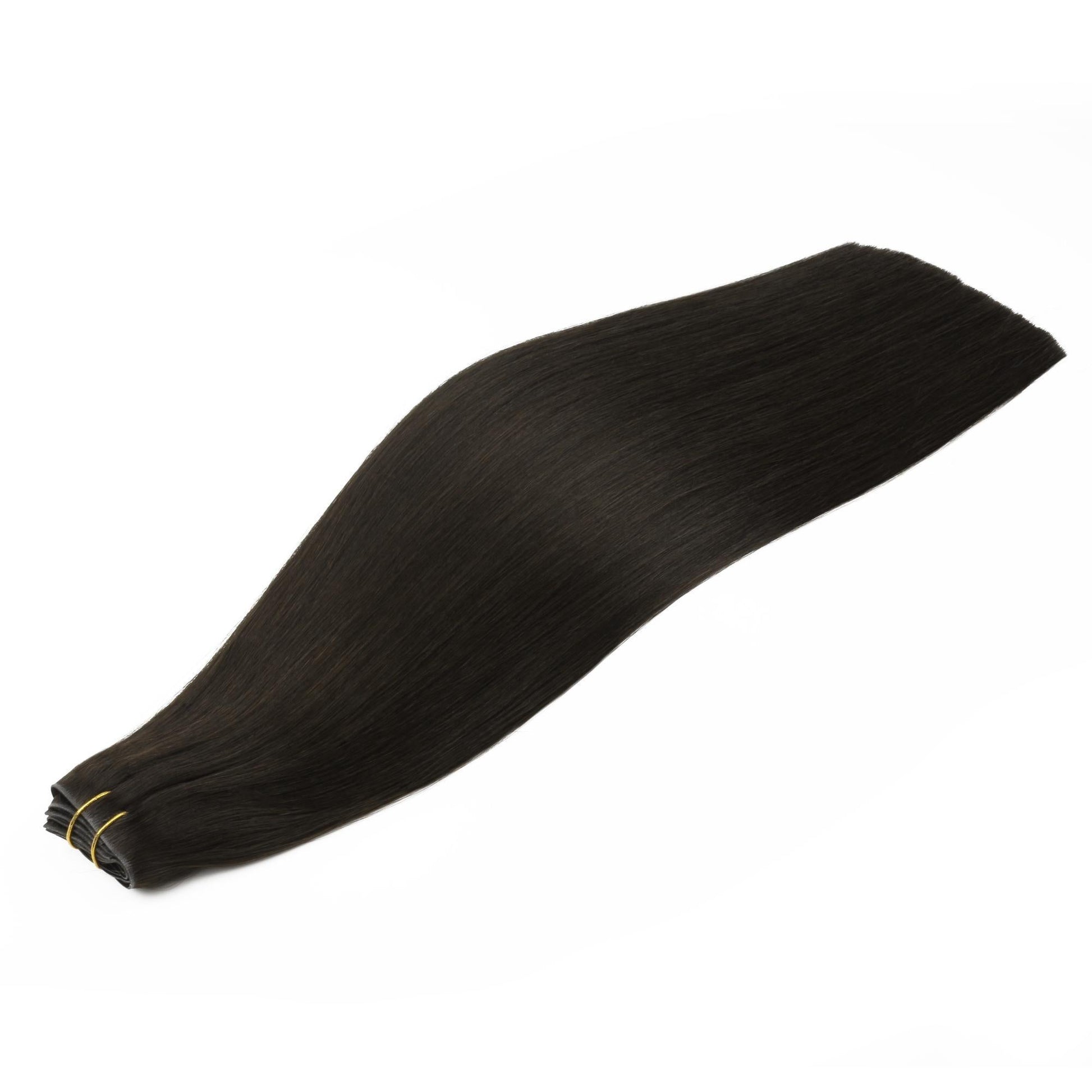 Off Black Invisible Clip-ins