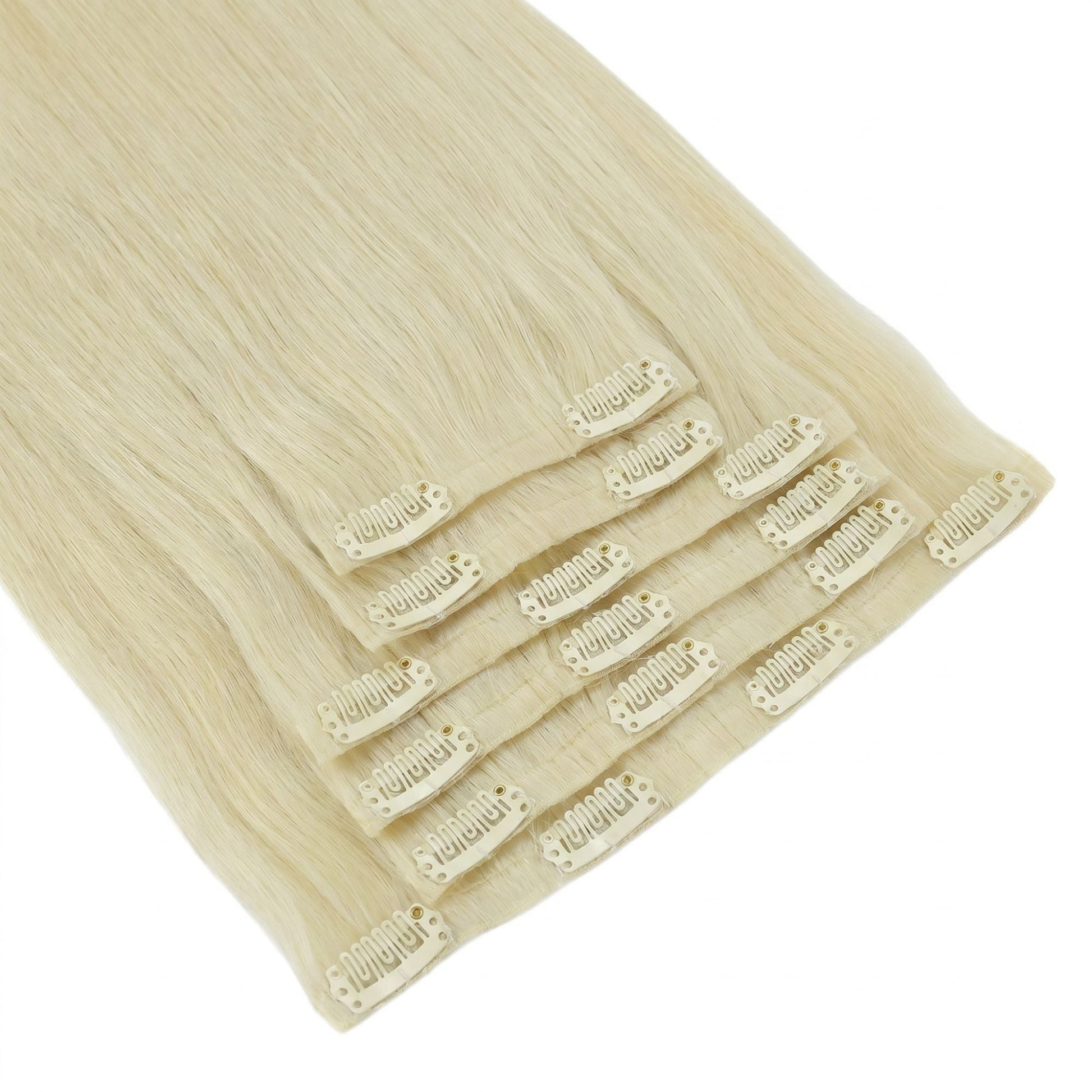 Platinum Blonde Invisible Clip-ins